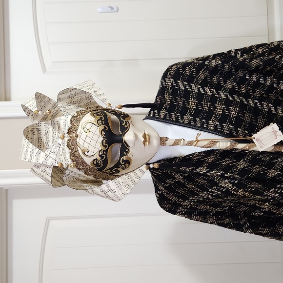 Venetian Hand painted  Mask,  Musical notes - Picture 5 of 9